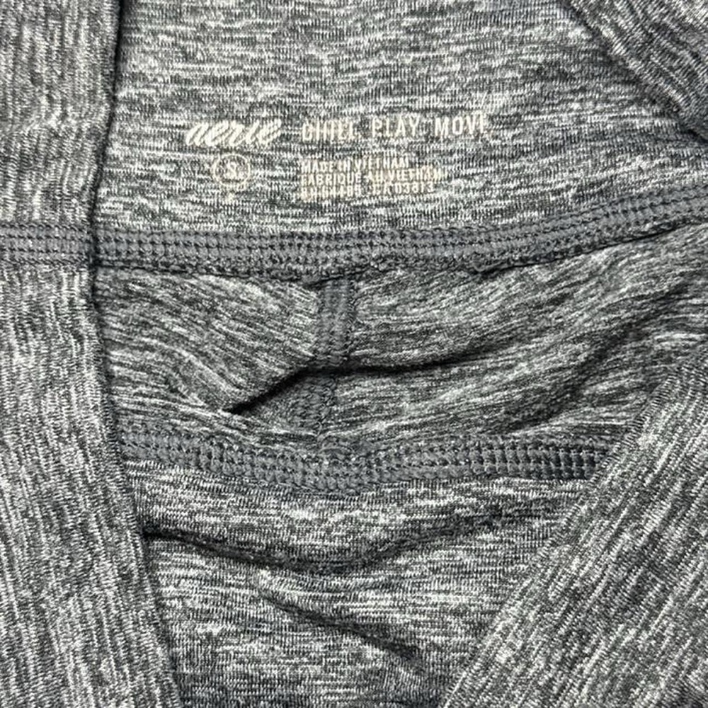 Aerie Women’s High-Rise Heather Black Grey Activewear Yoga Leggings — SMALL - Picture 2 of 7